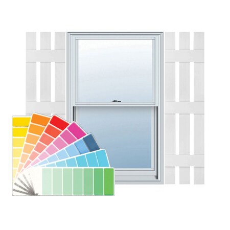 Ekena Millwork Builders Edge, TailorMade Three Board Spaced (3 Batten), Board-n-Batten Shutters, BES3120056030, PR BES3120056030